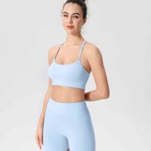 sujetador deportivo largo para mujer