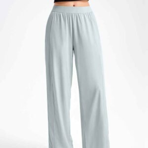 pantalones con cintura doblada