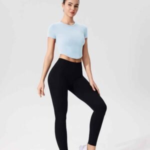 Leggings de entrenamiento metalizados