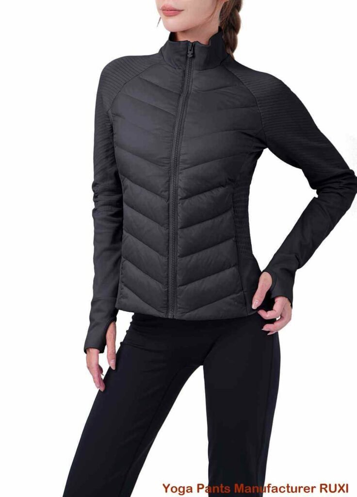 Pantalones de yoga altos con bolsillos.
