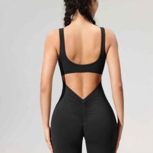 Pantalones de yoga color canela