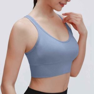 Top de baño estilo sujetador deportivo