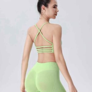 Top de yoga con cuello en V RUXI