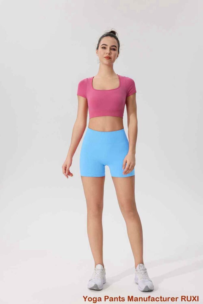 Leggings con pliegues RUXI wn131